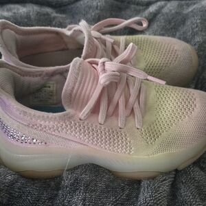 Pink and Yellow Athletic Sneakers